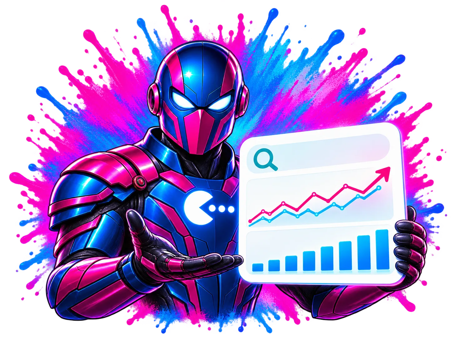 CompEat Analytics heroes presenting a connected analytics dashboard